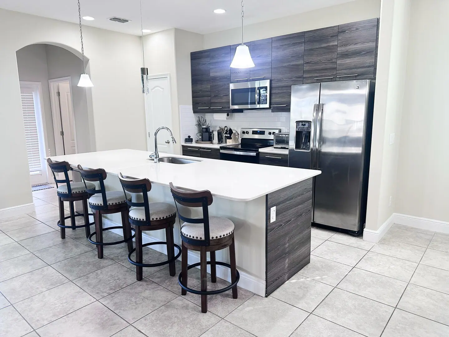 Open concept kitchen