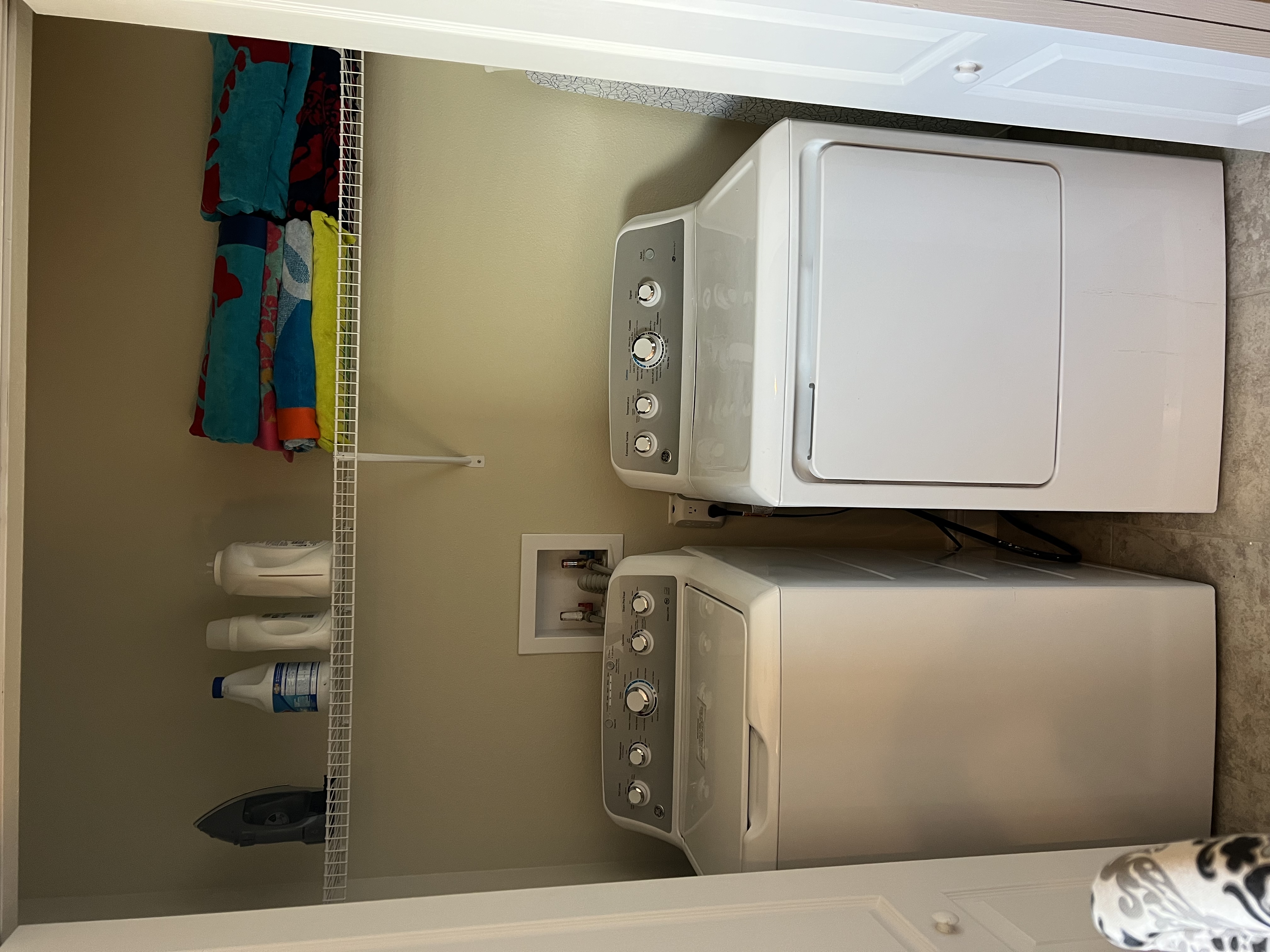 Washer and dryer area